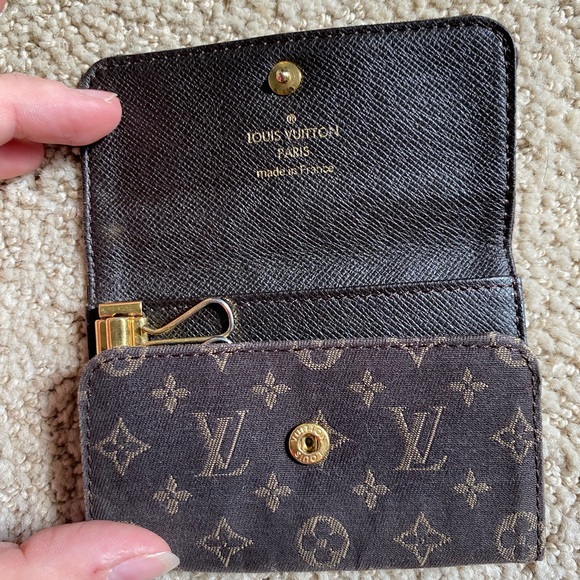 Authentic Louis Vuitton classic monogram Mini Lin keyholder brown - Picture 12 of 12